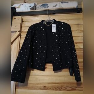 Chicos Black Jacket Size 1